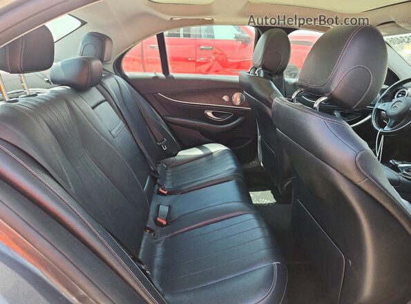 WDDZF4KB9HA073763 2017 MERCEDES-BENZ E Gray Вид задніх сидінь