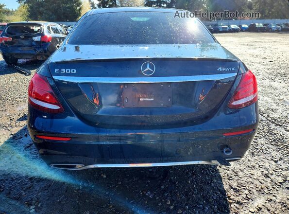 WDDZF4KB9HA081667 2017 MERCEDES-BENZ E Blue Вид ззаду