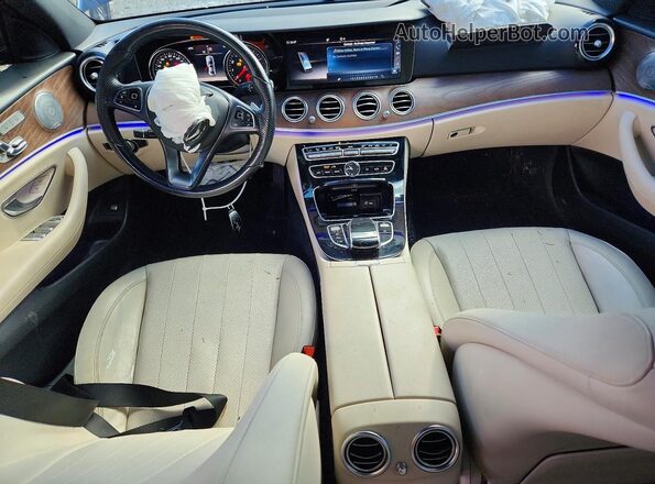 WDDZF4KB9HA081667 2017 MERCEDES-BENZ E Blue Вид панелі приладів
