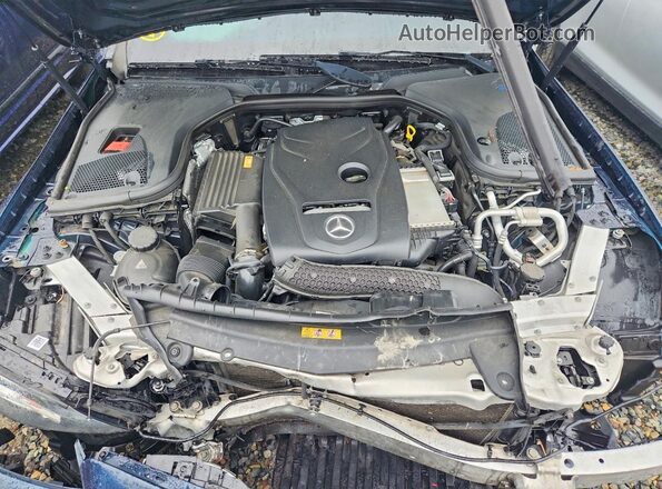 WDDZF4KB9HA081667 2017 MERCEDES-BENZ E Blue Вид задньої частини салону