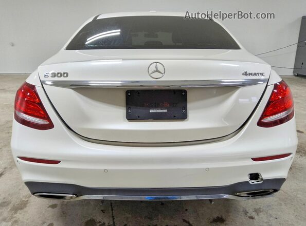 WDDZF4KB9HA173961 2017 MERCEDES-BENZ E White Вид ззаду