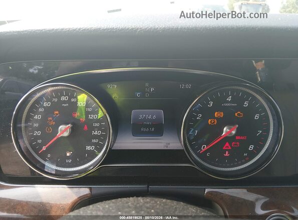 WDDZF4KB9JA394935 2018 MERCEDES-BENZ E-CLASS White უკანა სავარძლების ხედი