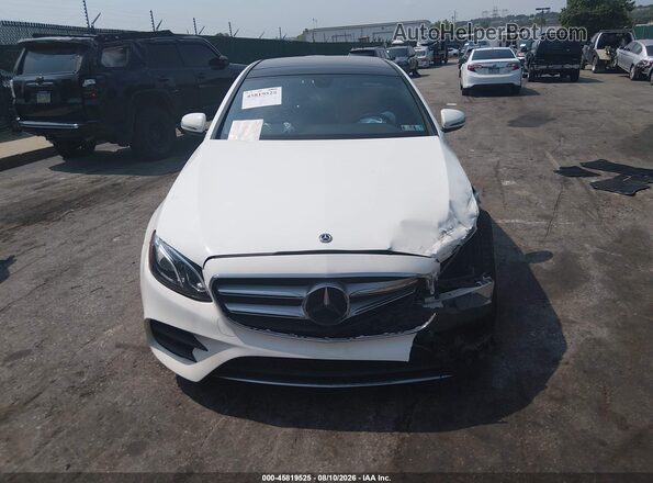 WDDZF4KB9JA394935 2018 MERCEDES-BENZ E-CLASS White ხელსაწყოთა პანელის ხედი