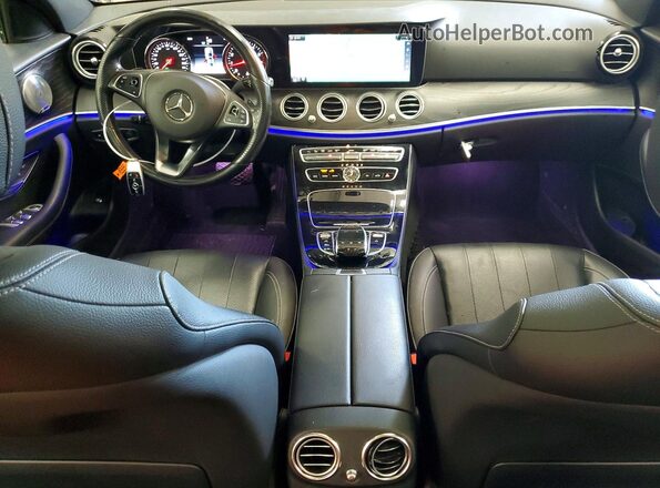 WDDZF4KBXHA052016 2017 MERCEDES-BENZ E Black Widok deski rozdzielczej