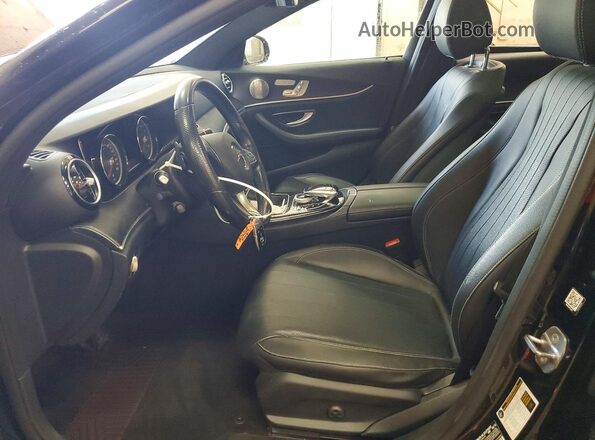 WDDZF4KBXHA052016 2017 MERCEDES-BENZ E Black Widok wnętrza z przodu
