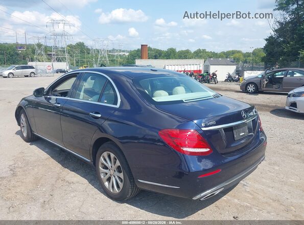 WDDZF4KBXHA096999 2017 MERCEDES-BENZ E-CLASS Blue Задня ліва чверть