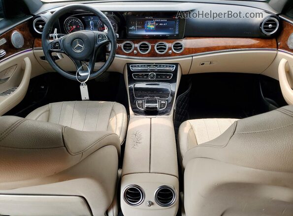 WDDZF4KBXHA221175 2017 MERCEDES-BENZ E Белый Вид панели приборов