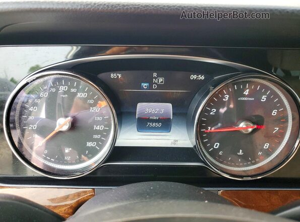WDDZF4KBXHA221175 2017 MERCEDES-BENZ E Белый Вид щитка приборов