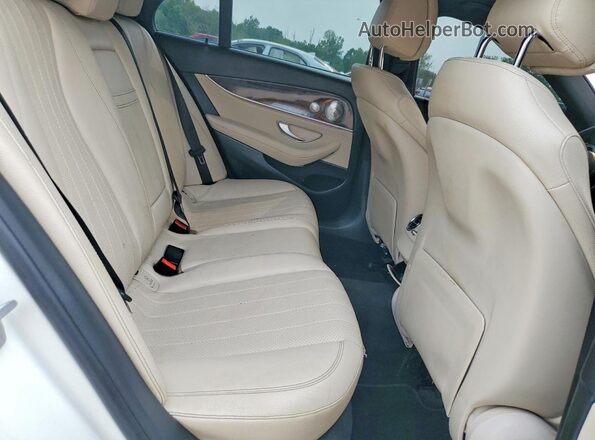 WDDZF4KBXHA221175 2017 MERCEDES-BENZ E Белый Вид задних сидений