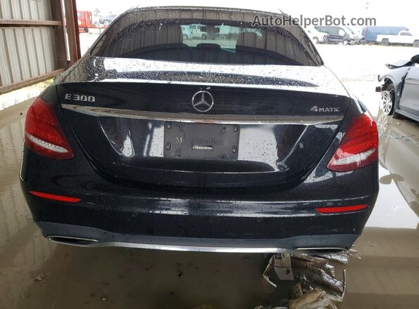 WDDZF4KBXJA379179 2018 MERCEDES-BENZ E Black Вид ззаду