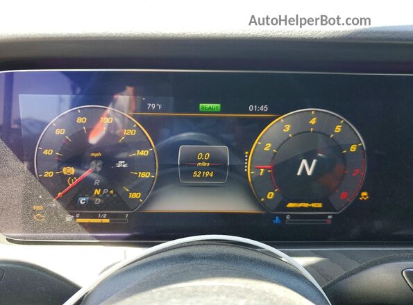 WDDZF6BB1KA620110 2019 MERCEDES-BENZ E Серый Вид щитка приборов
