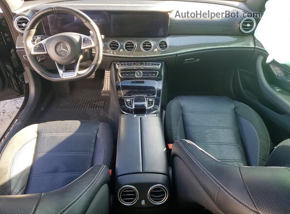 WDDZF6EB0HA158028 2017 MERCEDES-BENZ E Black წინა პანელის ხედი