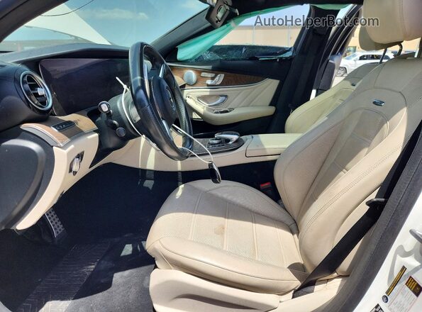 WDDZF6EB2JA402039 2018 MERCEDES-BENZ E Белый Вид салона спереди