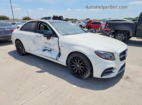 WDDZF6EB2JA402039 2018 MERCEDES-BENZ E Белый Передняя правая четверть