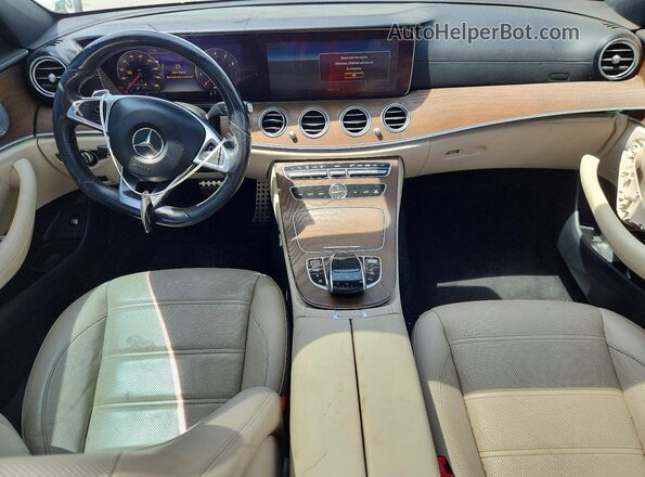WDDZF6EB2JA402039 2018 MERCEDES-BENZ E Белый Вид панели приборов