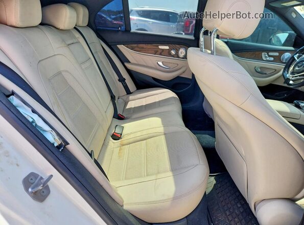 WDDZF6EB2JA402039 2018 MERCEDES-BENZ E Белый Вид задних сидений