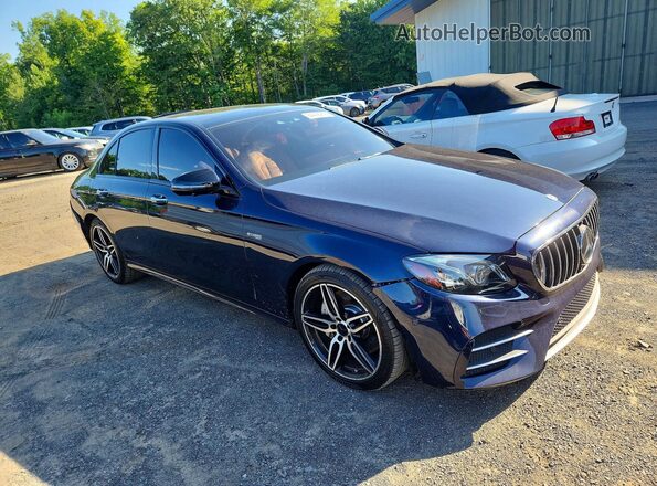WDDZF6EB3HA199737 2017 MERCEDES-BENZ E Blue წინა მარჯვენა