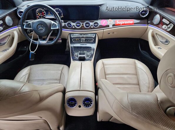 WDDZF6EB5HA182714 2017 MERCEDES-BENZ E White Առջևի վահանակի տեսք
