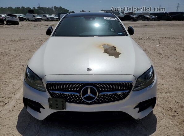 WDDZF6EB5JA395782 2018 MERCEDES-BENZ E White Front view