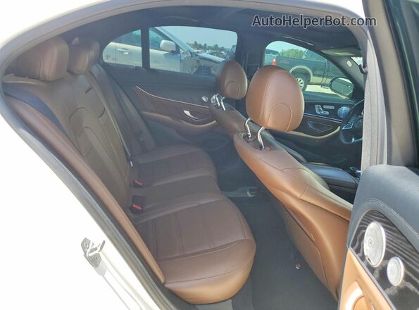 WDDZF6EB5JA395782 2018 MERCEDES-BENZ E White Rear seats view