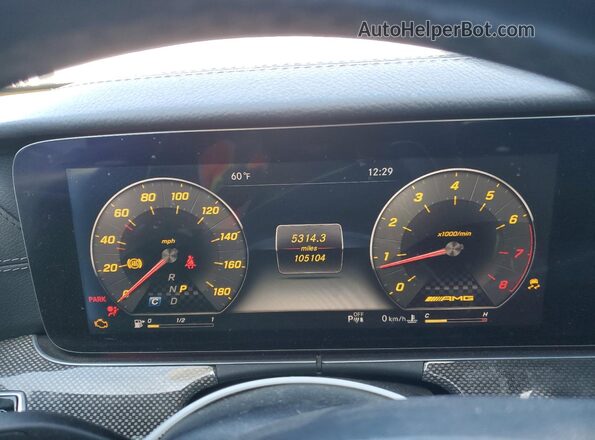 WDDZF6EB9HA175684 2017 MERCEDES-BENZ E Silver Vista del cuadro de instrumentos