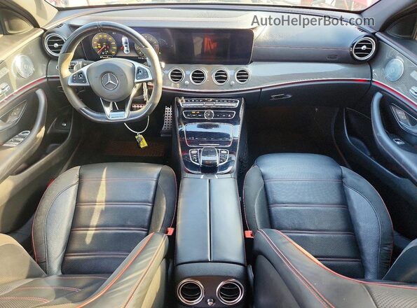 WDDZF6EBXHA232264 2017 MERCEDES-BENZ E Red Vista del salpicadero