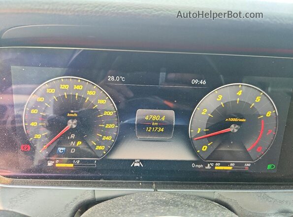 WDDZF6JB2LA730456 2020 MERCEDES-BENZ E Black ხელსაწყოთა პანელის ხედი