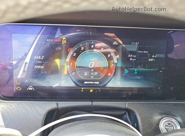 WDDZF8KB0LA744589 2020 MERCEDES-BENZ E White Vista del cuadro de instrumentos
