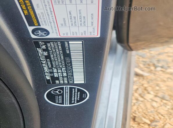 WDDZF8KB2JA247489 2018 MERCEDES-BENZ E Gray Vista del compartimento del motor