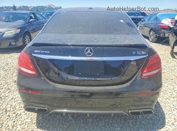 WDDZF8KB4JA337016 2018 MERCEDES-BENZ E Black Widok z tyłu