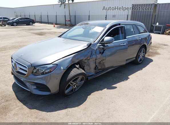 WDDZH6JB1KA489921 2019 MERCEDES-BENZ E-CLASS Gray წინა მარცხენა ხედი სამი მეოთხედიდან