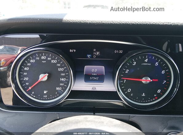 WDDZH6JB1KA489921 2019 MERCEDES-BENZ E-CLASS Gray უკანა სავარძლების ხედი