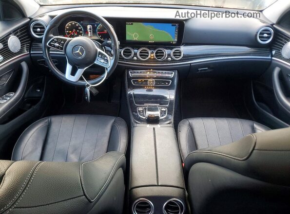 WDDZH6JB7LA709385 2020 MERCEDES-BENZ E Black Առջևի վահանակի տեսք