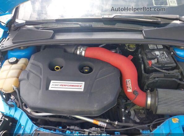 WF0DP3TH0H4120981 2017 FORD FOCUS RS Синий Вид сзади