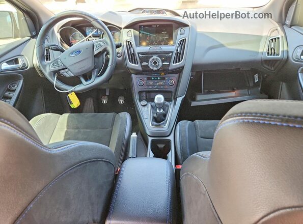 WF0DP3TH0H4125064 2017 FORD FOCUS Белый Вид панели приборов