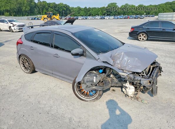 WF0DP3TH2H4121873 2017 FORD FOCUS Gray Delantero derecho