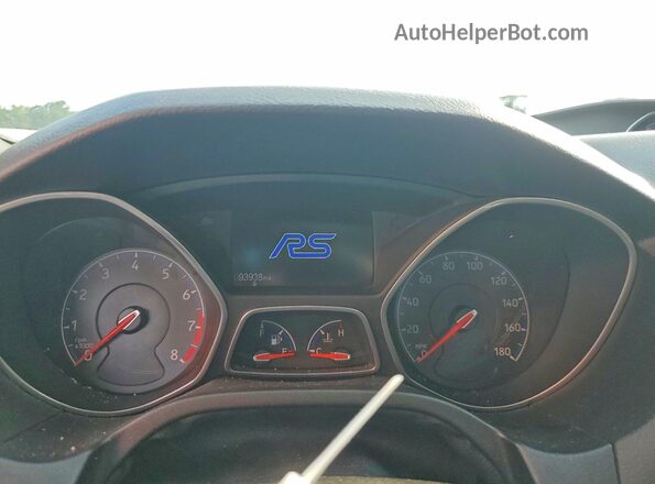 WF0DP3TH2H4121873 2017 FORD FOCUS Gray Vista del cuadro de instrumentos
