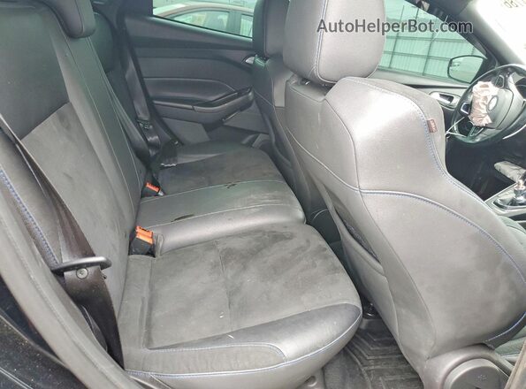WF0DP3TH3H4123390 2017 FORD FOCUS Black უკანა სავარძლების ხედი