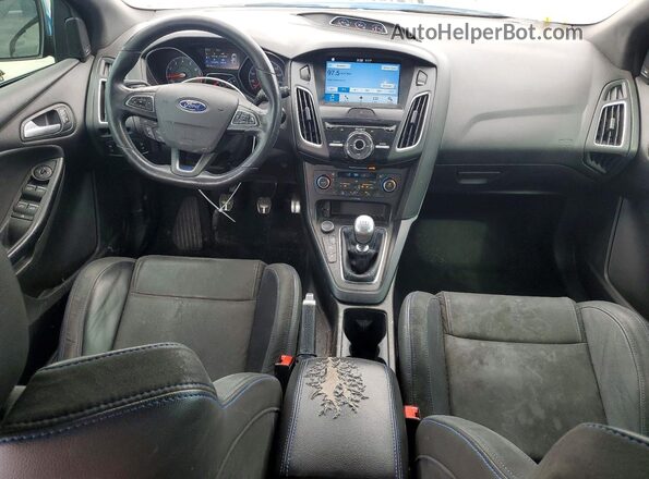 WF0DP3TH6H4122654 2017 FORD FOCUS Blue Dashboard view