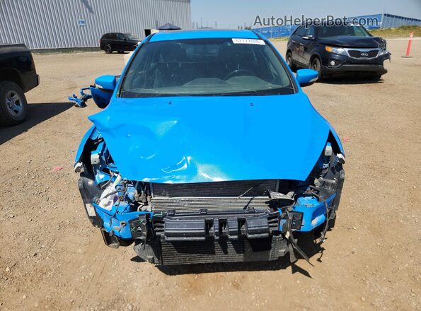 WF0DP3THXH4124956 2017 FORD FOCUS Синий Вид спереди