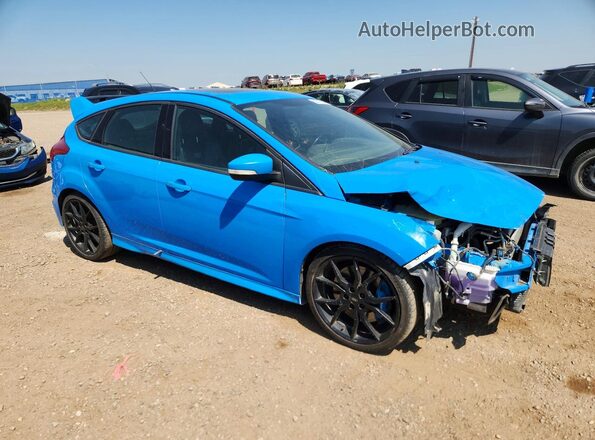 WF0DP3THXH4124956 2017 FORD FOCUS Синий Передняя правая четверть