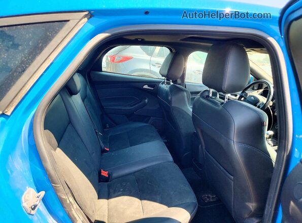 WF0DP3THXH4124956 2017 FORD FOCUS Синий Вид задних сидений