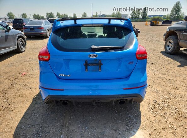 WF0DP3THXH4124956 2017 FORD FOCUS Синий Вид сзади