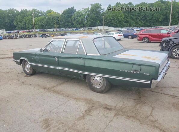 WH41G71210015 1967 DODGE CORONET Green Rear left