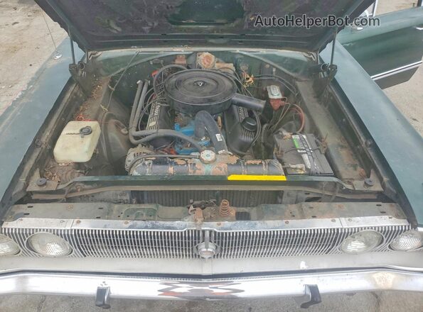 WH41G71210015 1967 DODGE CORONET Green Rear interior view