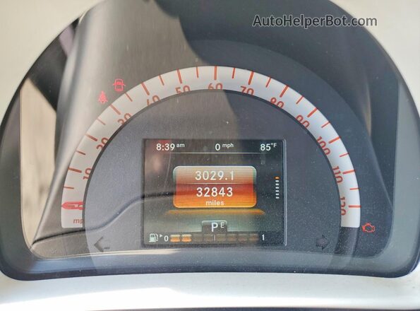 WMEFJ5DA2GK056643 2016 SMART FORTWO Black ხელსაწყოთა პანელის ხედი