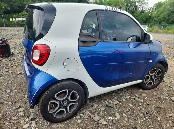 WMEFJ5DA4GK059818 2016 SMART FORTWO Blue Trasero derecho