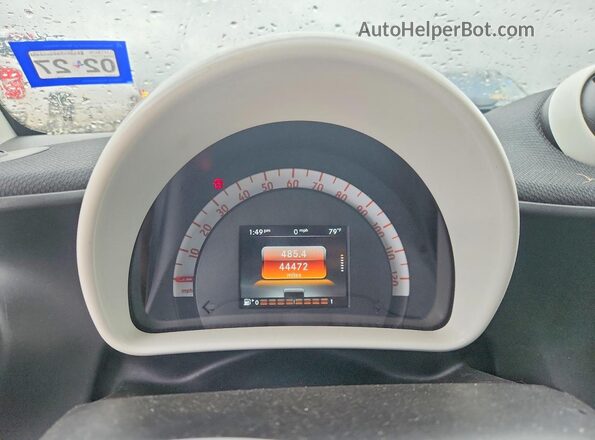 WMEFJ5DA7GK142420 2016 SMART FORTWO White Vista del cuadro de instrumentos