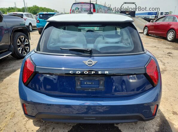 WMW13GD02S2W48619 2025 MINI COOPER Blue Հետևի տեսք