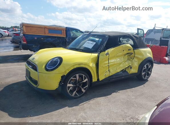 WMW23GX03T2Y78087 2026 MINI CONVERTIBLE Yellow 360 interior view